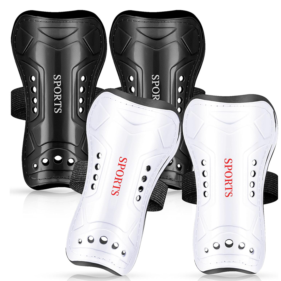 1Pair Football Shin Guards PVC Leg Protector Support Exercise Equipment ...