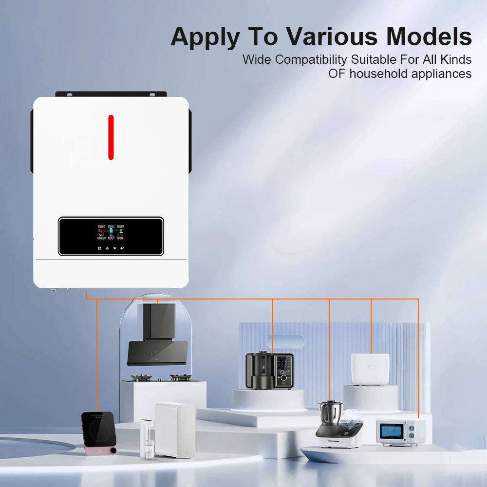 Flowatt MPPT 4.2KW On Grid/Off Grid Hybrid Solar Inverter Built-in 120A ...