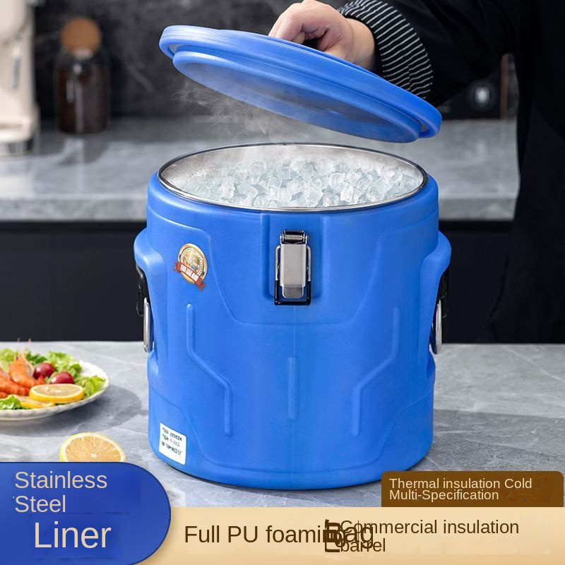 Commercial Large-Capacity Stainless Steel Insulation Bucket for Rice ...