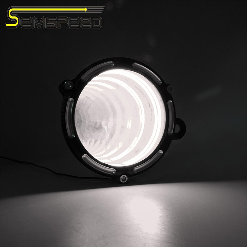 【SEMSPEED】Motorcycle Front Turn Signal Light Indicator Decor Lamp For