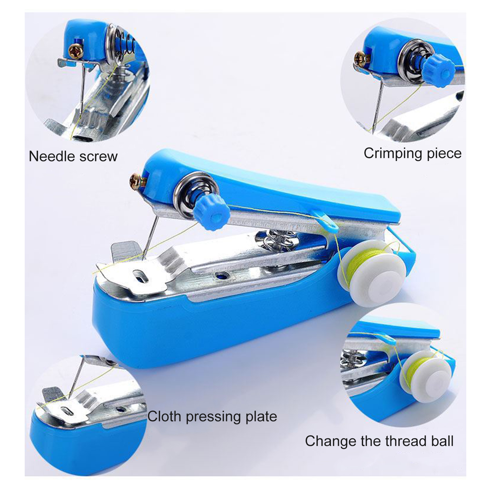 1 Set Sewing Machine Fast Stitch Labor-saving Plastic Fabric Clothes ...
