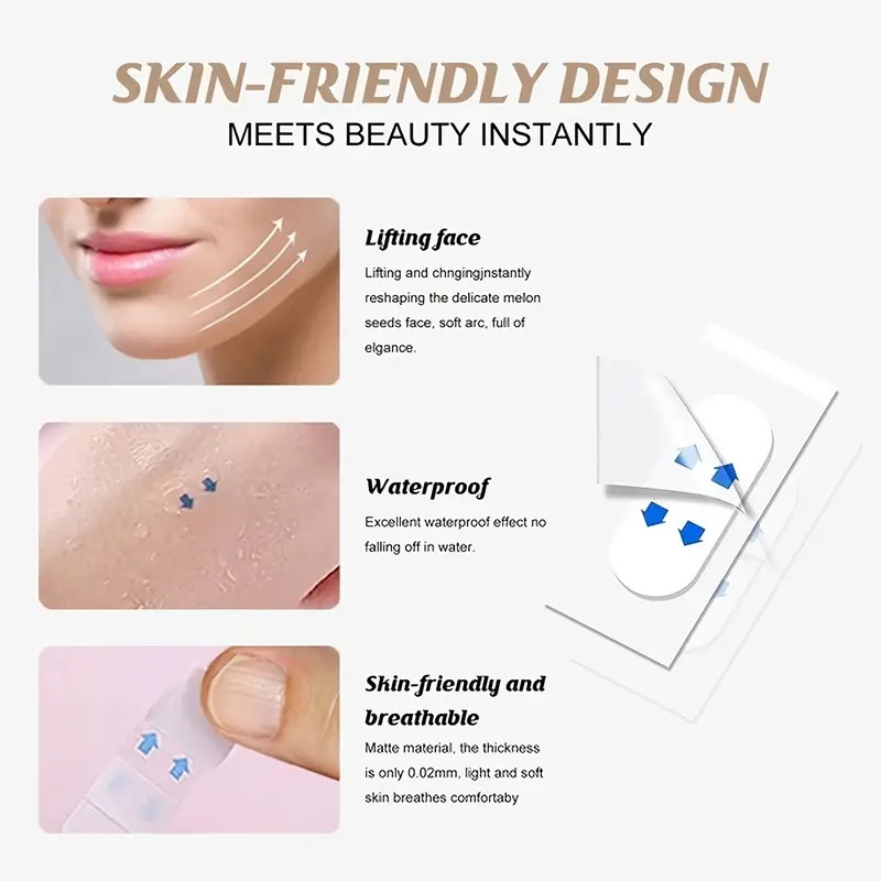 28pcs-120pcs Face Firming Lifting Sticker Invisible V Face Sticker ...