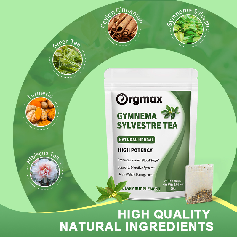 Orgmax Gymnema Sylvestre Tea Natural Herbal Promotes Normal Blood Sugar ...