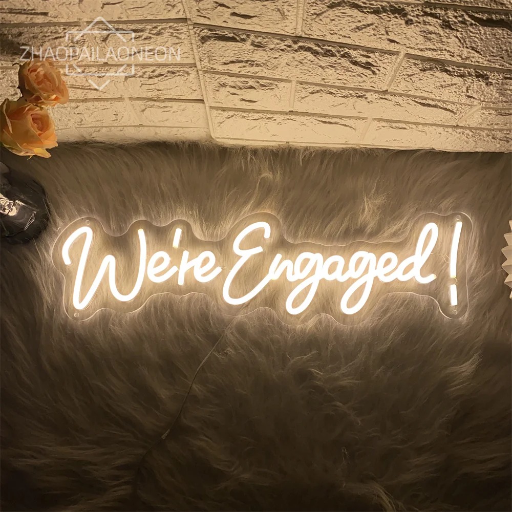 Will You Marry Me Neon Led Sign Wedding Decoration Wall Hanging Engaged ...
