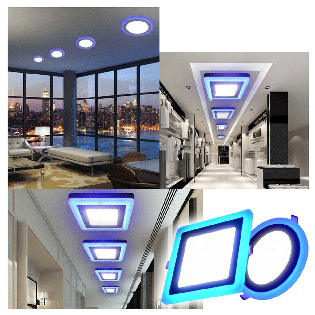 3 Modes Tri Color LED Pin Light Ultra-Thin Dimmable Light Downlight ...