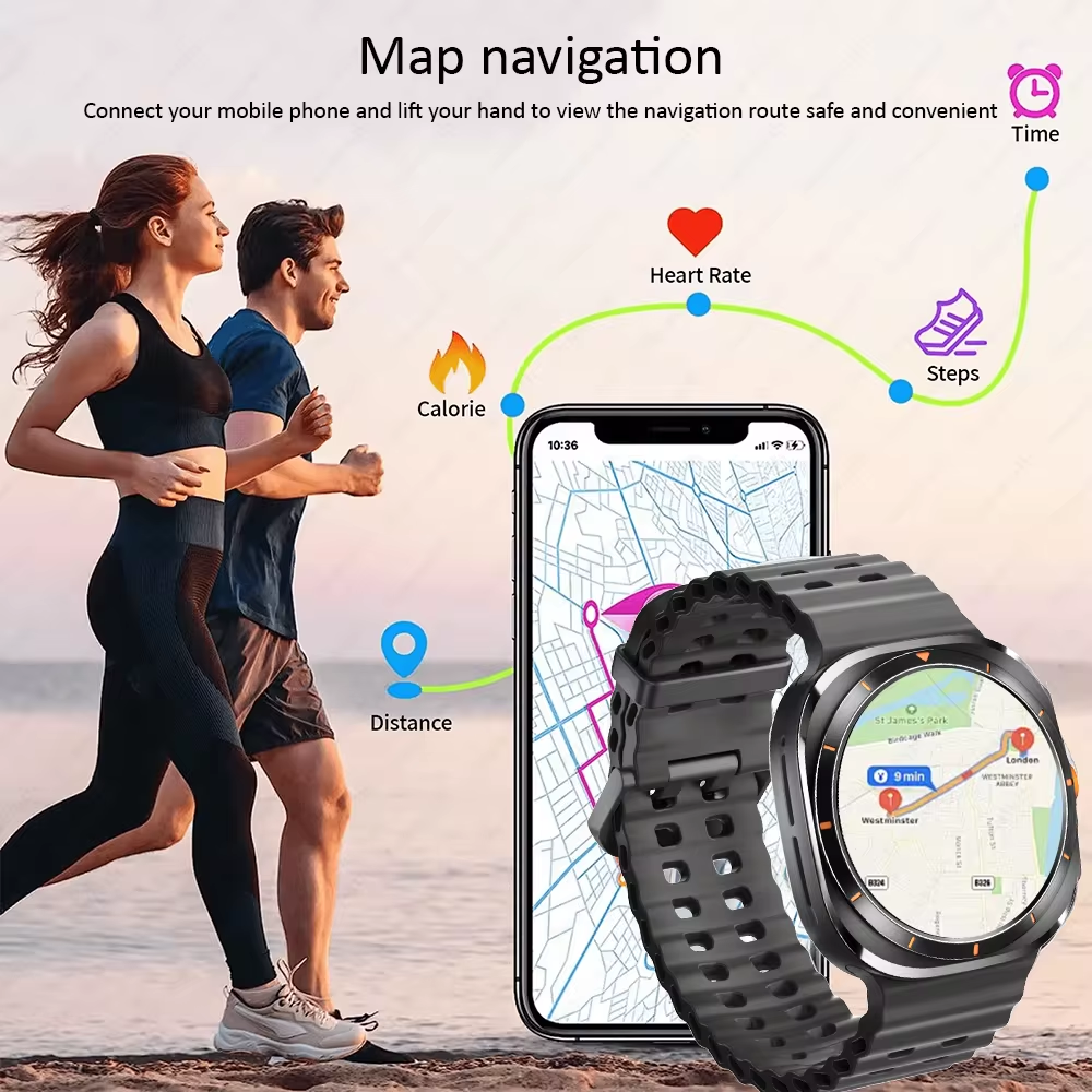 2024 New For Samsung Smart Watch 7 Ultra Men's Sports Fitness Tracker
