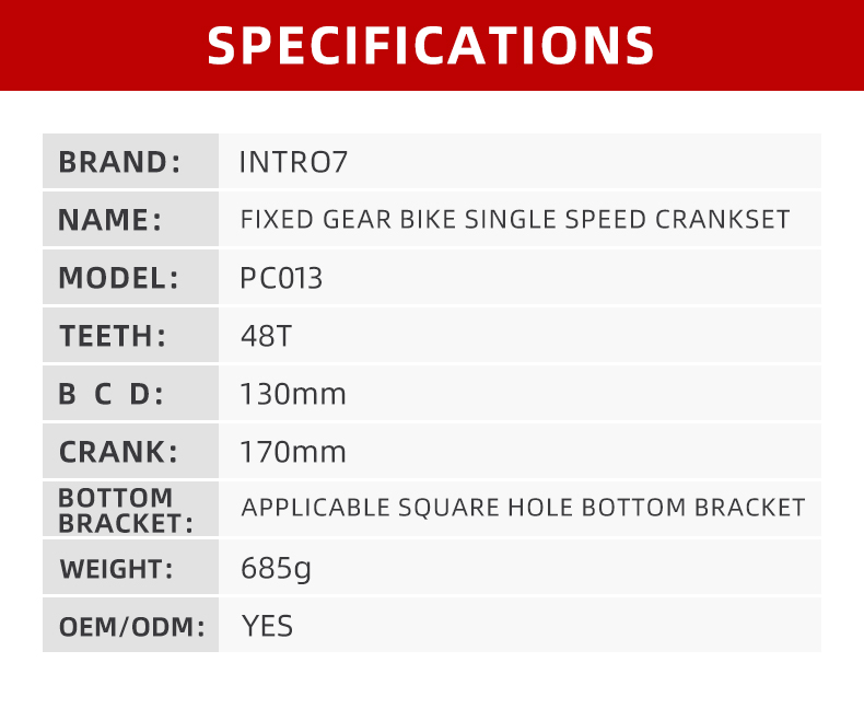 Fixed Gear Specs In Bike Fixed Gear Chart Gear Ratio Fixed Gear - Main Image