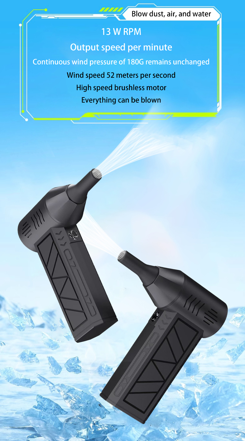 【PH STOCK】Mini Turbocharged Fan 130000 RPM Turboblower Jet Fan Violent ...