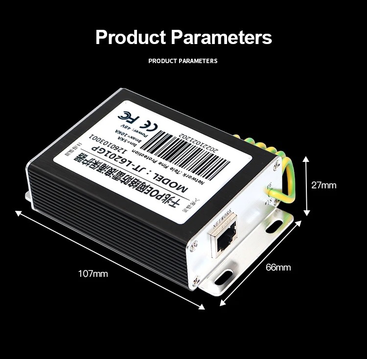 POE Gigabit Network Lightning Protector RJ45 Lightning Protector ...