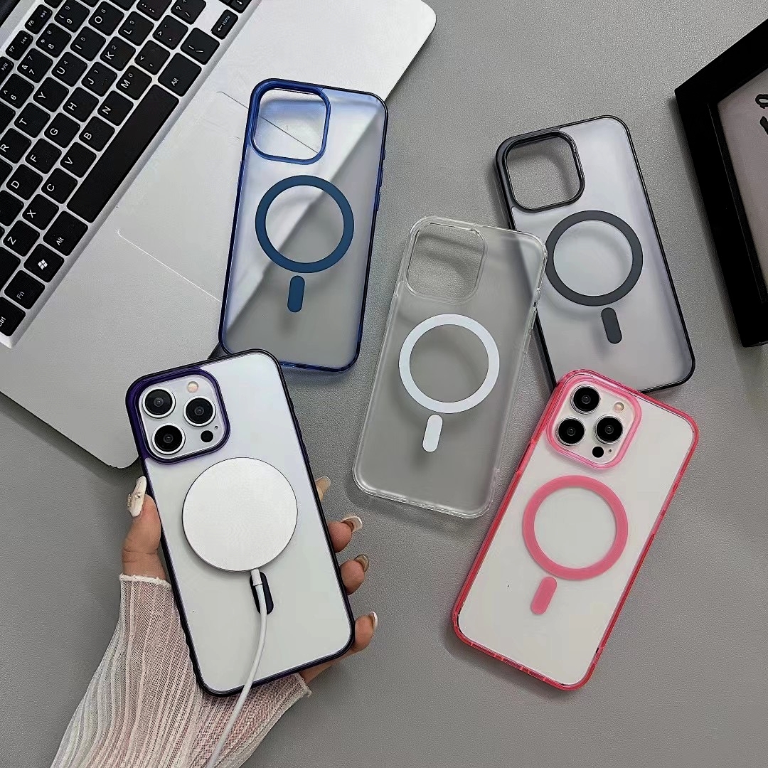 Matte Transparent Pink Phone case 16 Promax for iPhone 16 15
