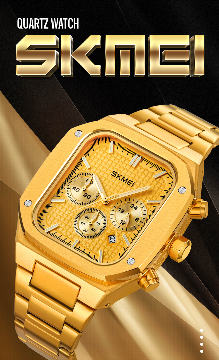 SKMEI 2201 Fashion Leisure Man Business Waterproof Chronograph Date