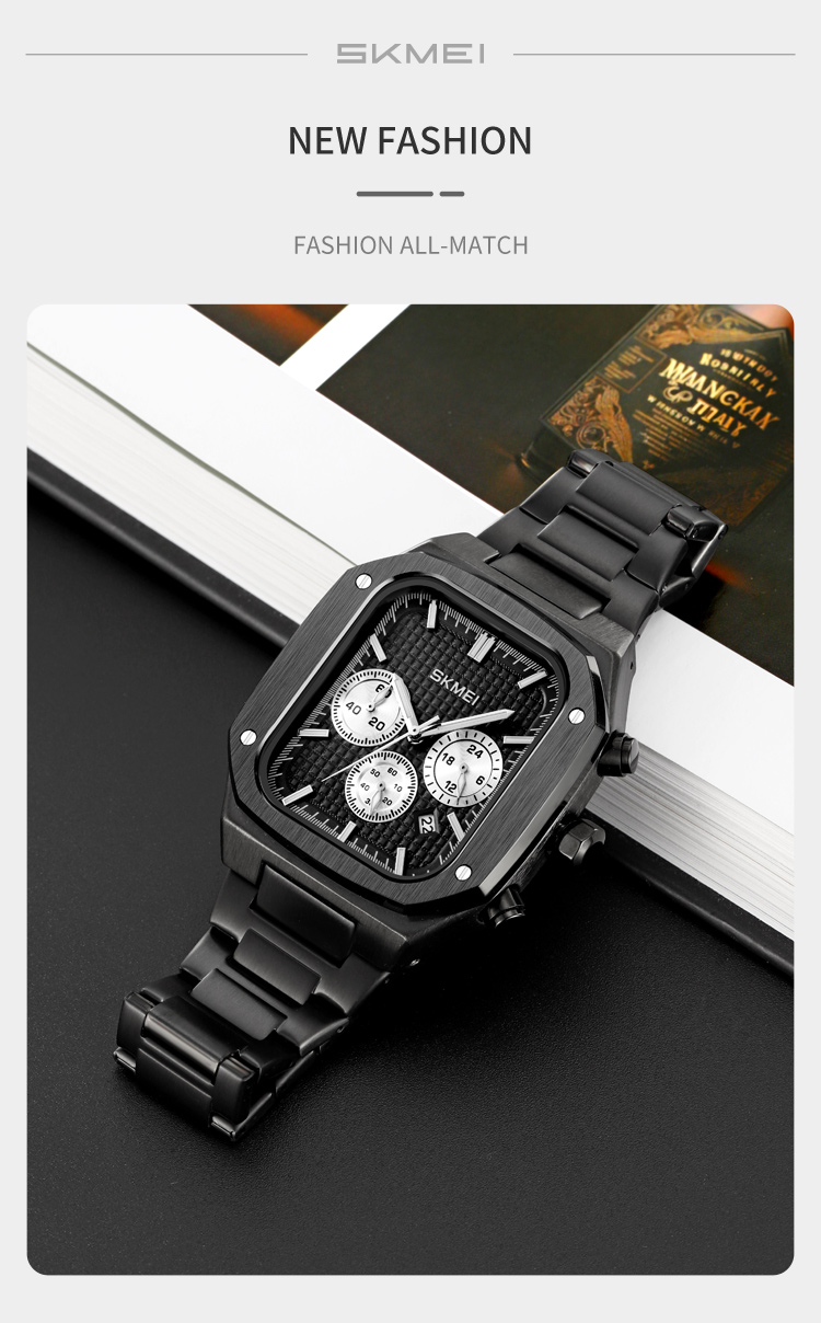SKMEI 2201 Fashion Leisure Man Business Waterproof Chronograph Date