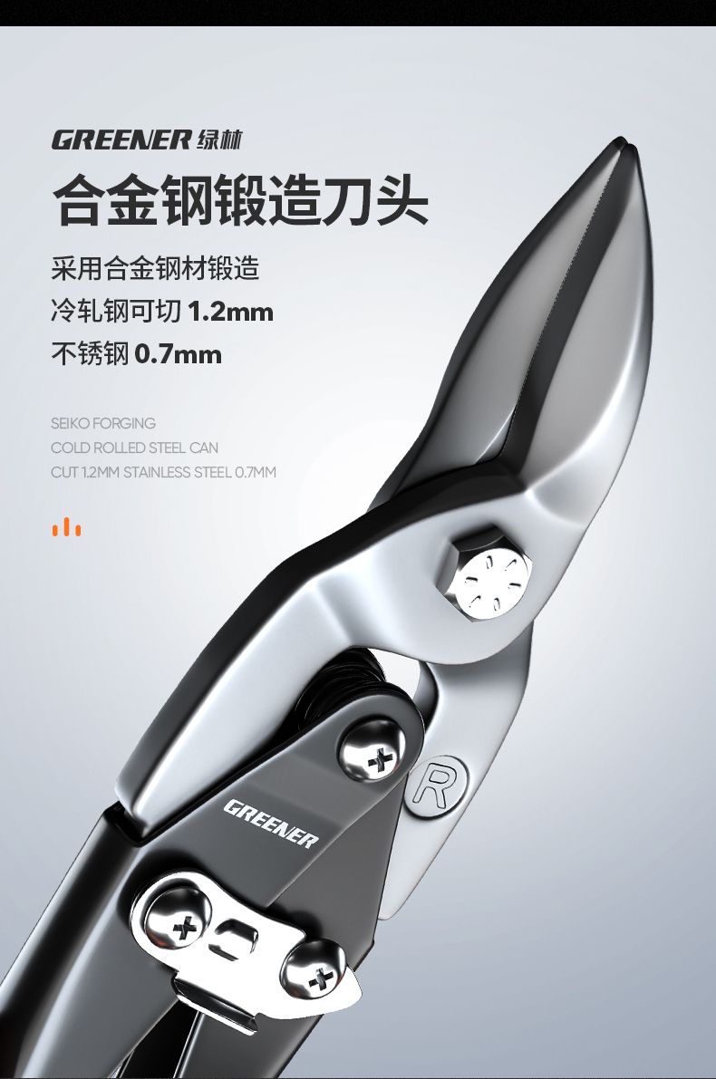 Greener Industrial Scissors Multifunctional Iron Sheet Shears Aviation ...