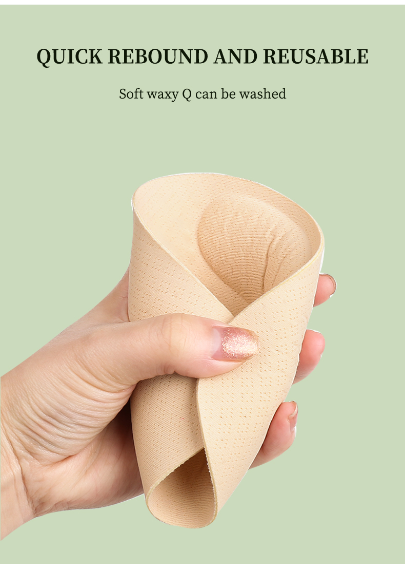 1/2 Pairs Replaceable Triangle Chest Pads Comfortable Breathable Plug ...