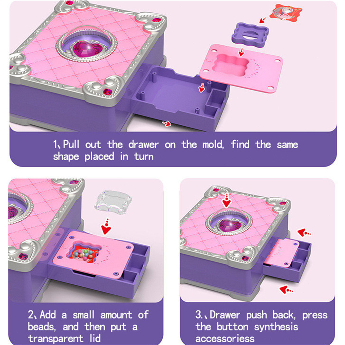 Cod Magic Book Diy Ring Keychain Making Kit Handmade Children S