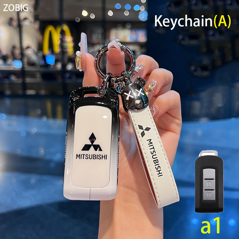 ZOBIG NEW Gradient Key Fob Cover for Mitsubishi Car Key Case Shell with ...