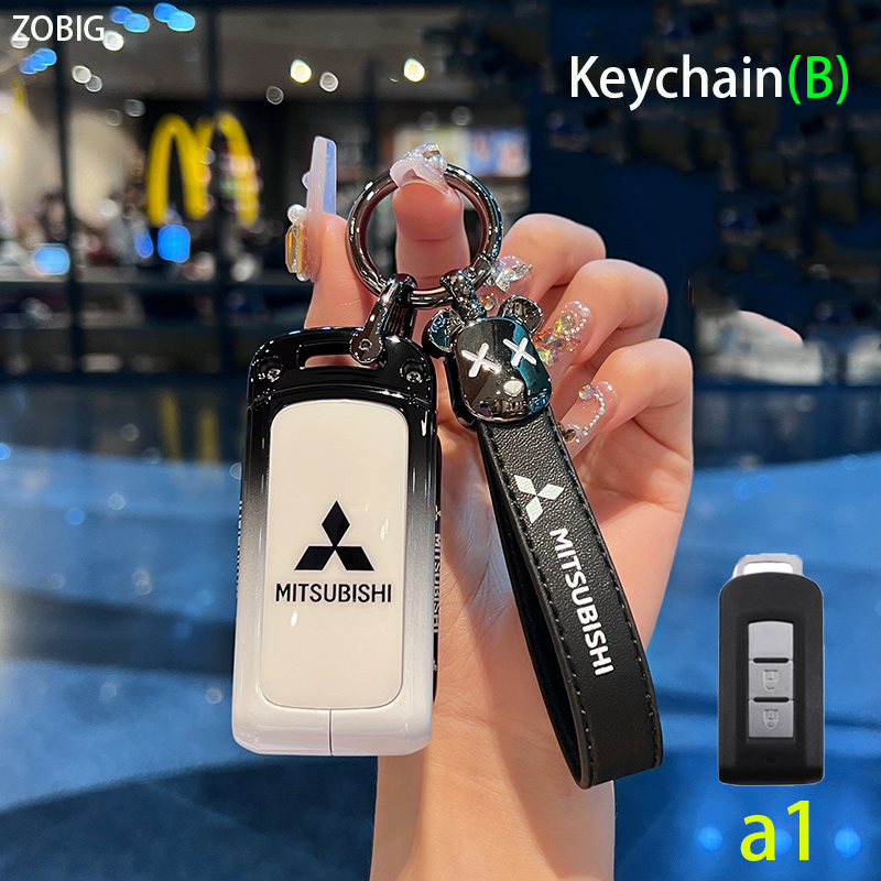 ZOBIG NEW Gradient Key Fob Cover for Mitsubishi Car Key Case Shell with ...