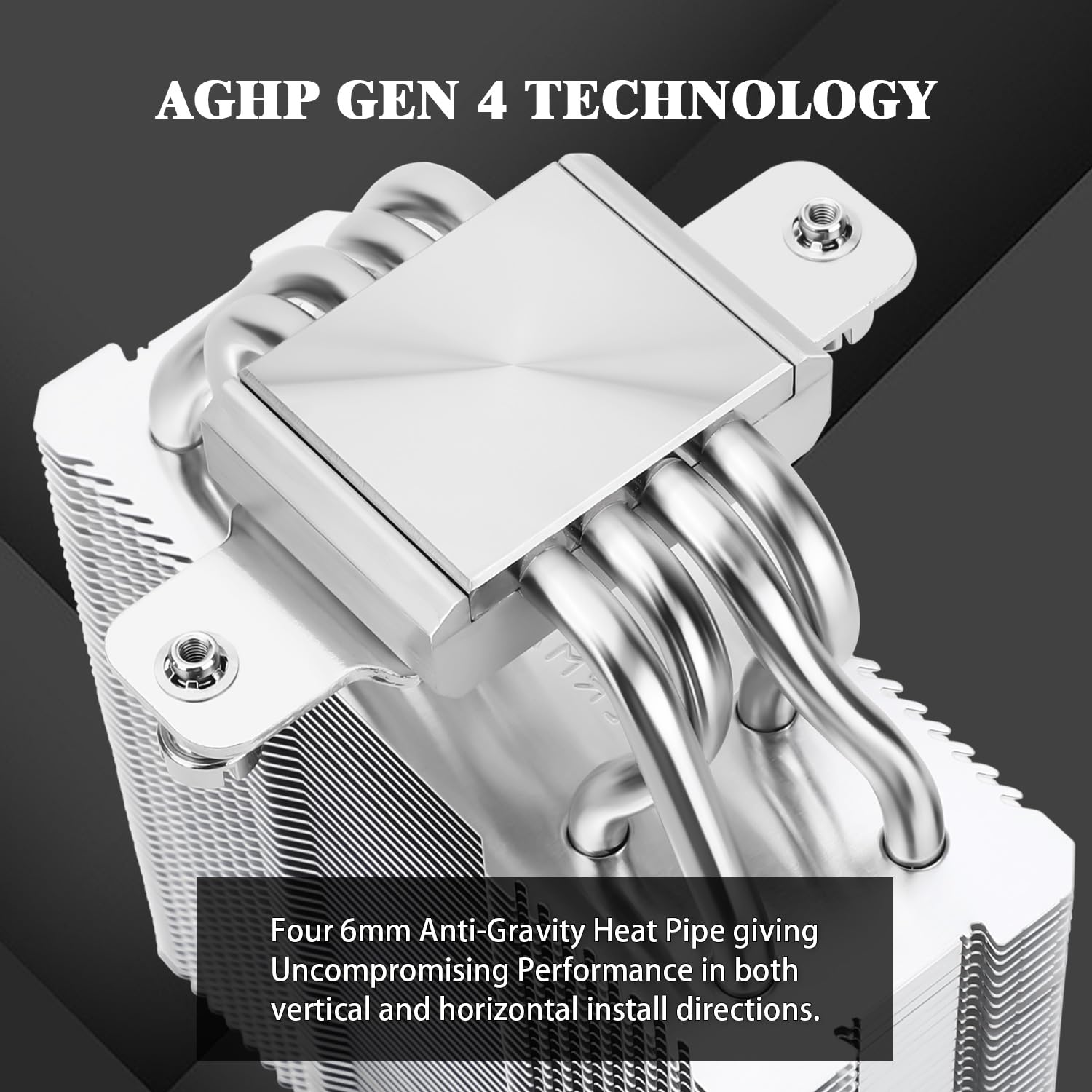 Thermalright AX120 R-SE WHITE CPU Air Cooler 4 Heat pipes Chassis heat ...