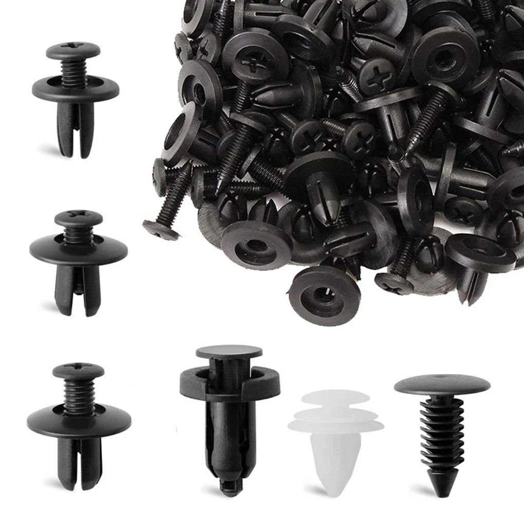 Auto Fastener Clip Kit Fender Rivet Clips 30 Tool Car Body Push and