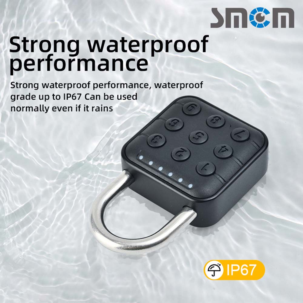 Smart Password Lock Outdoor Electronic Lock IP67 Waterproof 10 ...