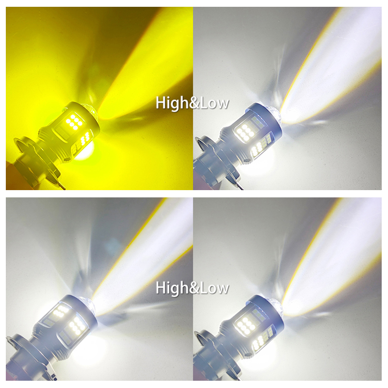 Led Motorcycle Headlight T19 P15D H4 H6 BA20D Led Moto Bulb AC DC 12V ...