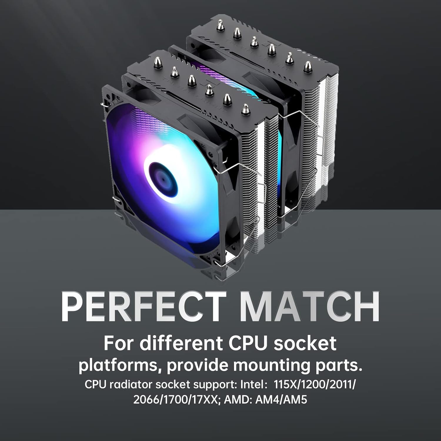 Thermalright PA120 SE White Radiator CPU Air Cooler 6 Heat Pipes ...