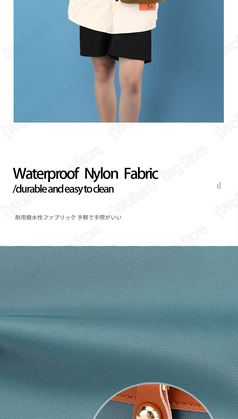 Colorful Fox】simple fashion shoulder bag for women multi-pocket