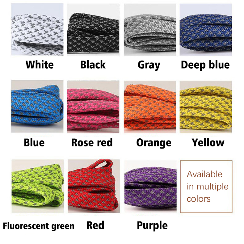 Olian 1.8cm Extra Large MCQueens Lacets De Chaussures Unisexe Polyester Lacets é - Foto 11