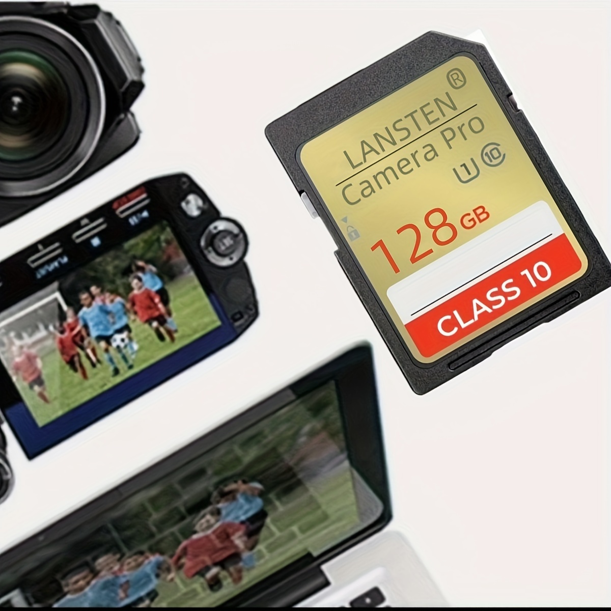 LansTen High Speed 128GB 64GB 50GB 32GB 16GB Memory Card Classe 10 3D