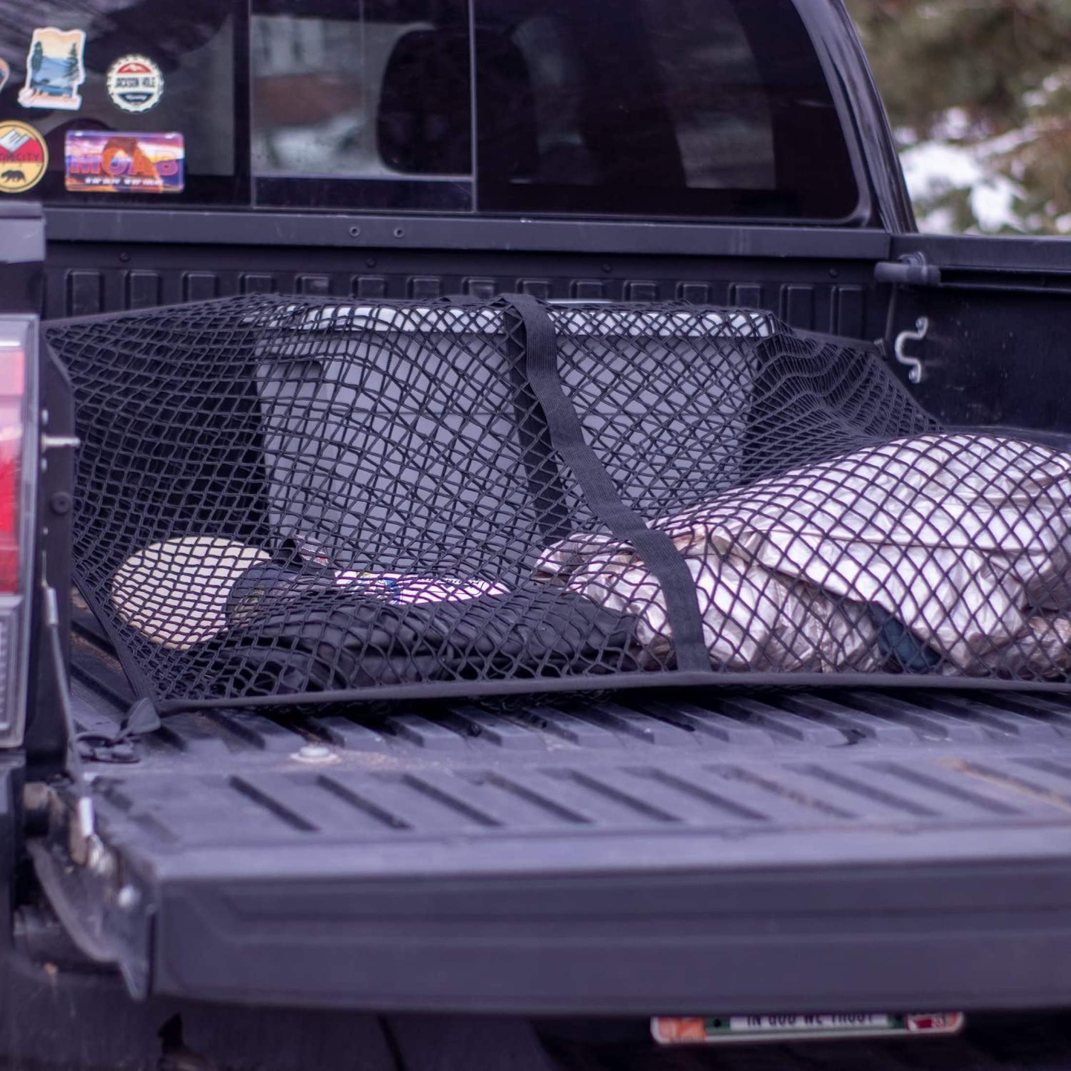 Upgraded Highly Elastic Cargo Net Simple Truck Bed Cargo Net Mesh ...
