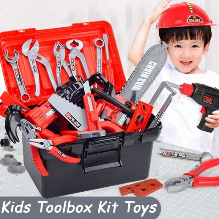 Children's Toolbox Engineer Simulation Repair Tools Toys for Kids ...
