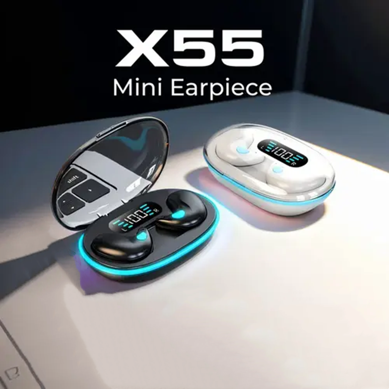 TWS X55 Sleeping Earbuds Wireless Mini Headphones For Work TWS