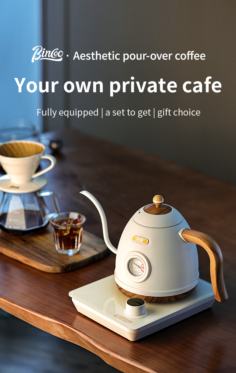 BINCOO Intelligent Temperature Control Hand Brewing Coffee Kettle