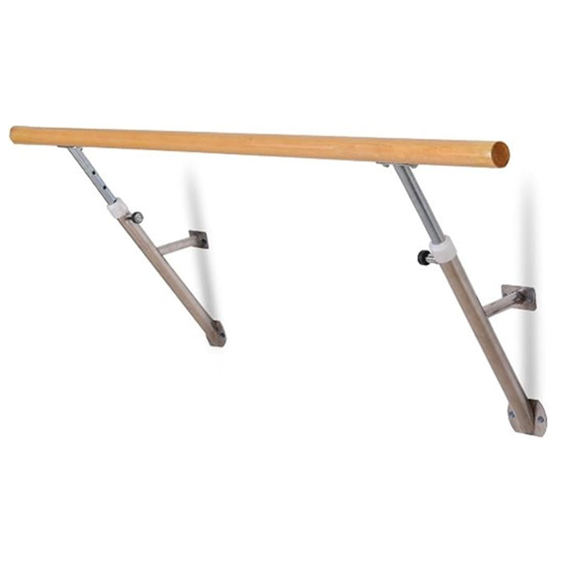 Wall-Mounted Ballet Bar Height Adjustable Solid Wood Ballet Barre Heavy ...