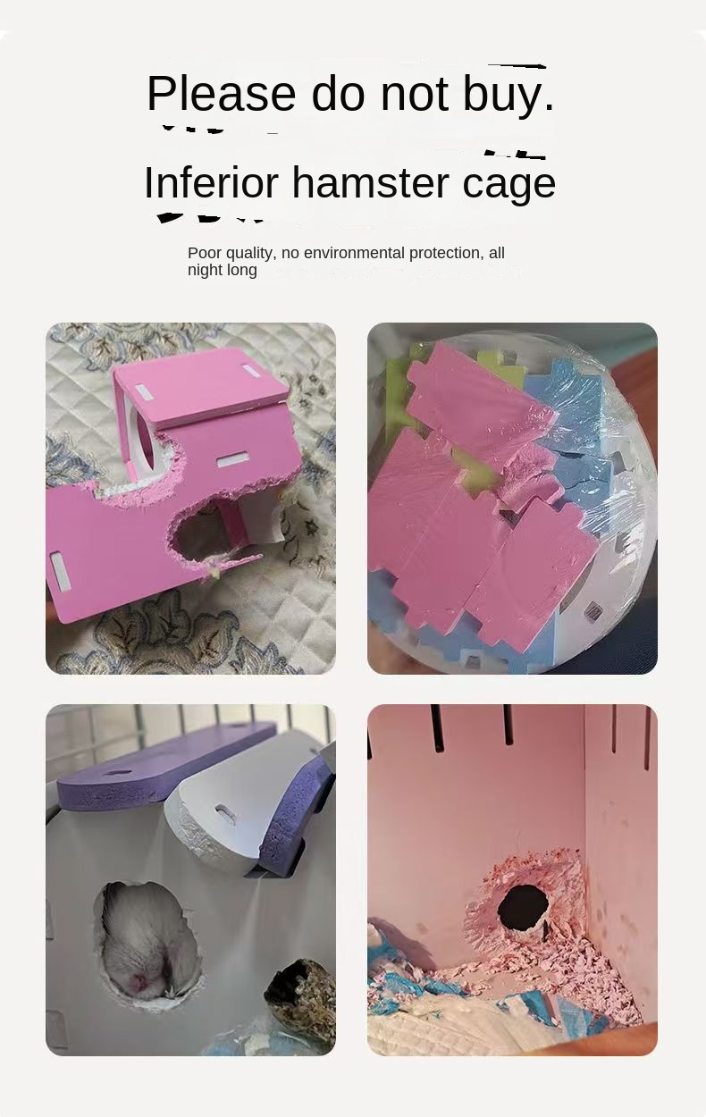 Large Size Hamster Cage 60cm Large Cage Golden Silk Bear Breeding Cage