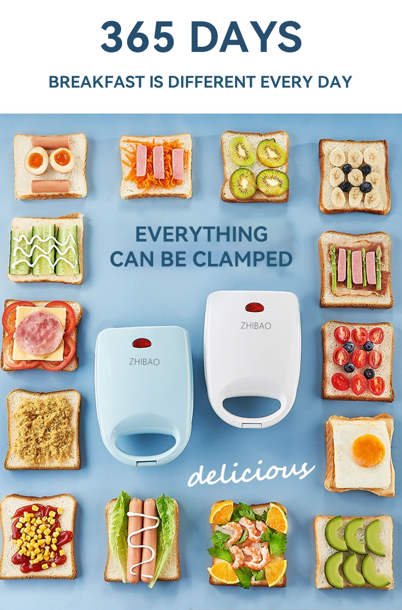 Sandwich Breakfast Maker Mini Sandwich Maker, Sandwich Maker with Non ...