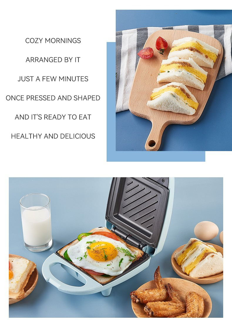 Sandwich Breakfast Maker Mini Sandwich Maker, Sandwich Maker with Non ...