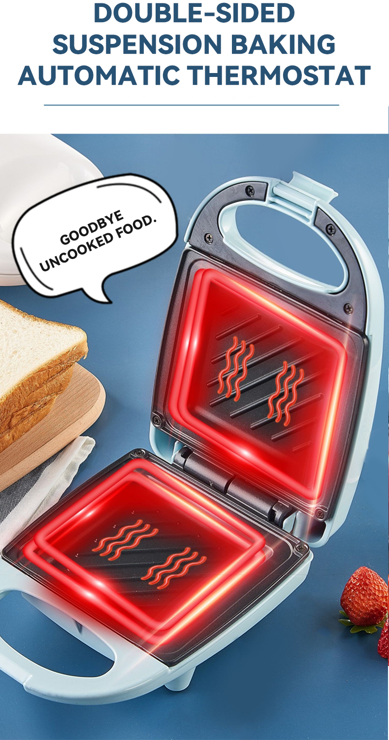 Sandwich Breakfast Maker Mini Sandwich Maker, Sandwich Maker with Non ...