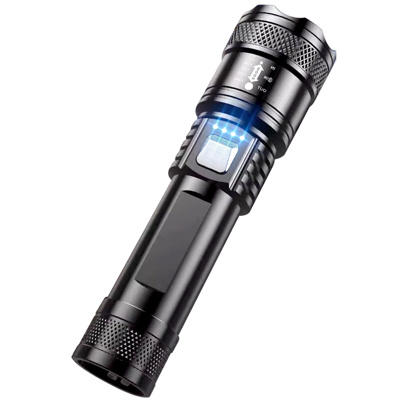 Super Bright Zoom LED Flashlight Portable Rechargeable Waterproof ...