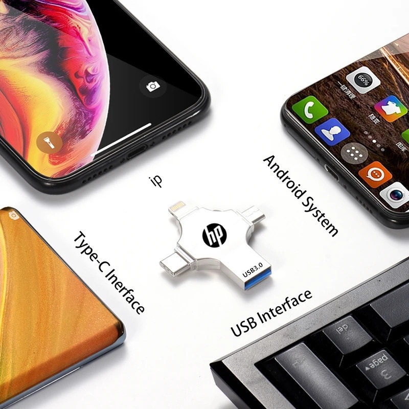 1TB OTG Flash Drive 4in1 Memory Stick OTG Pendrive Fast Speed USB 3.0