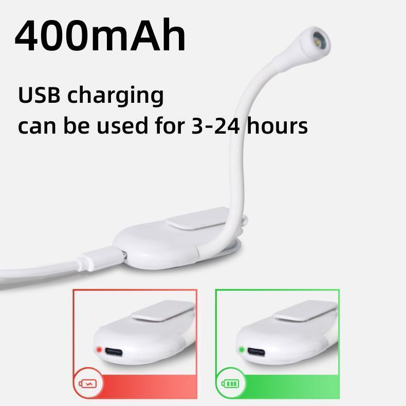 Creative Clip Night Light Portable Rechargeable Book Clip Light Led Eye