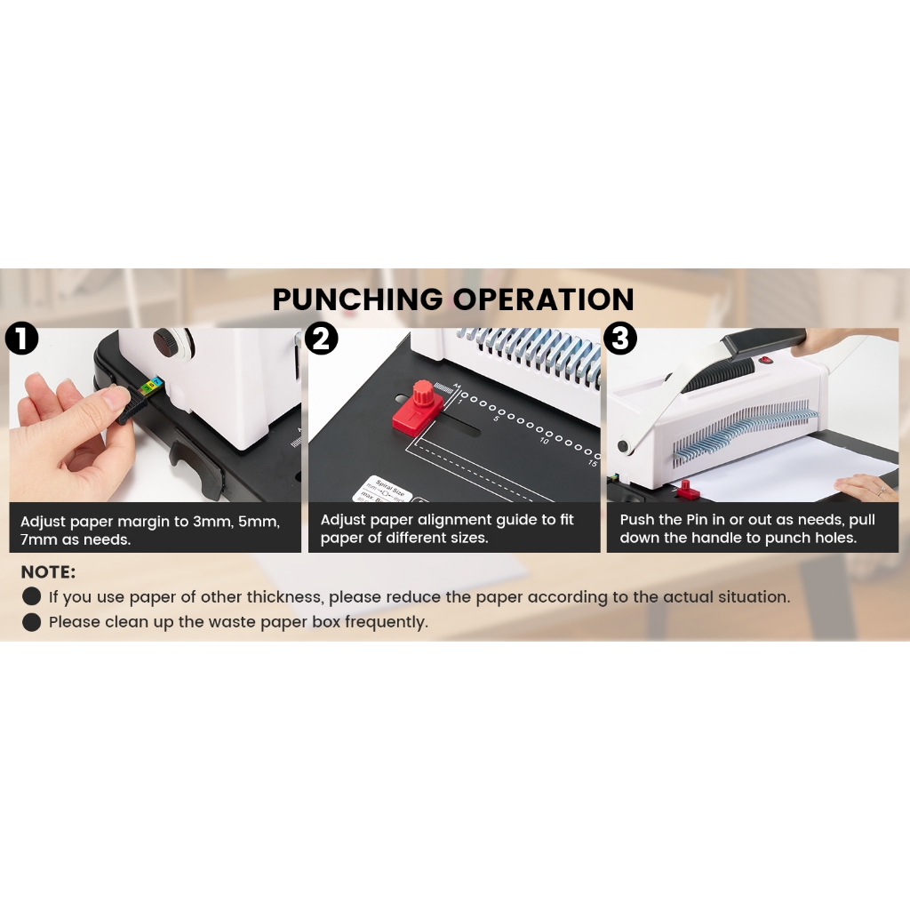 Aazon.co : Spiral Binding Achine -Electric Coil Inserter - Binding - View #9