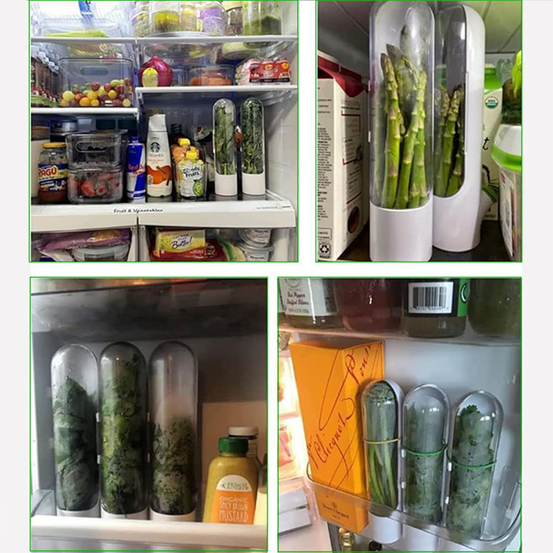 Herb Saver for Refrigerator, Herb Saver Pod, Vegetable Preservation