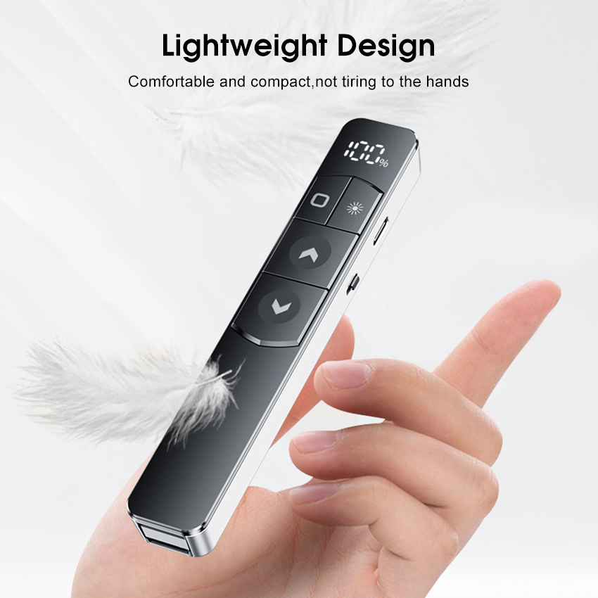 DoomHot Wireless Presenter Remote Control USB Laser Pointer Red Green ...