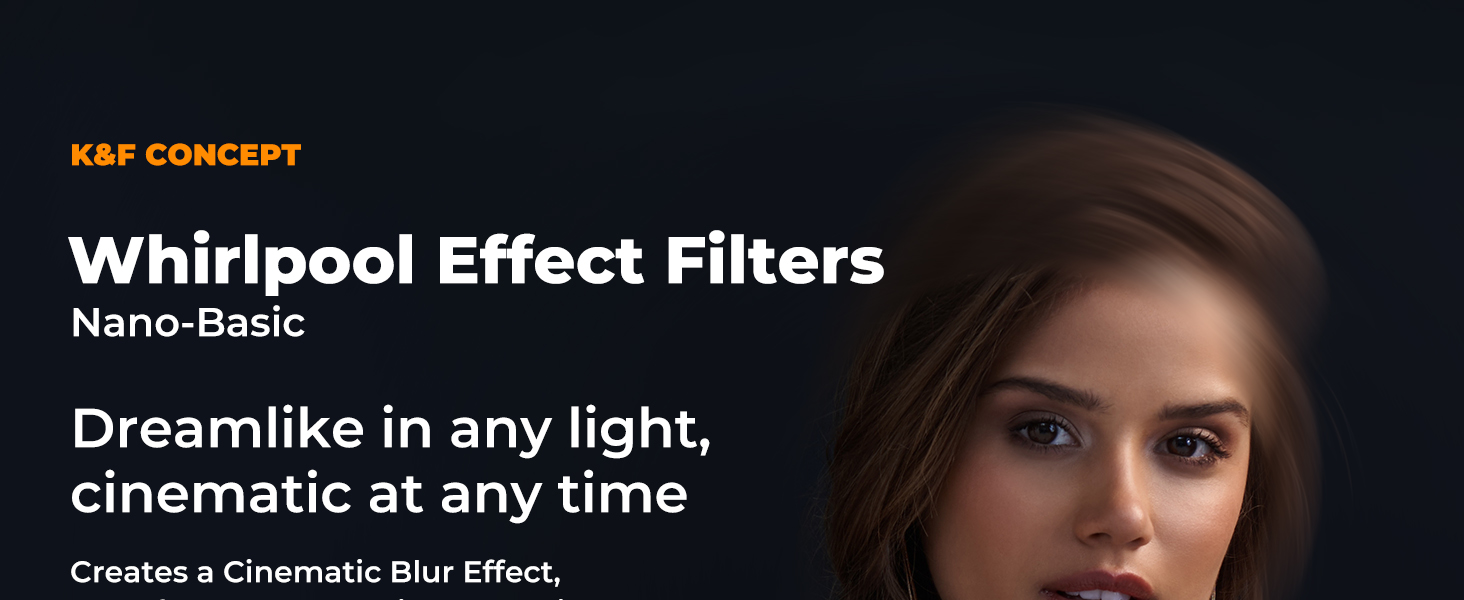 K&F Concept Nano-Bacis 82mm Medium Lineair Prisma Filter Bilaterale Sleep, Optisch Glas Speciaal Effect Prisma Filter met 3 Schoonmaakdoekjes