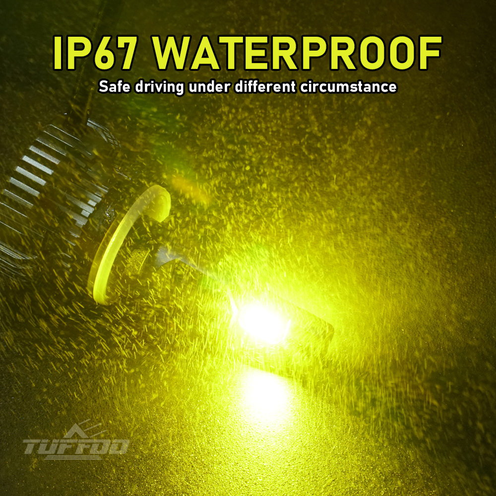 TUFFOO 2PCS P13W / 12277 Car LED DRL / Fog Light / Daytime Running ...