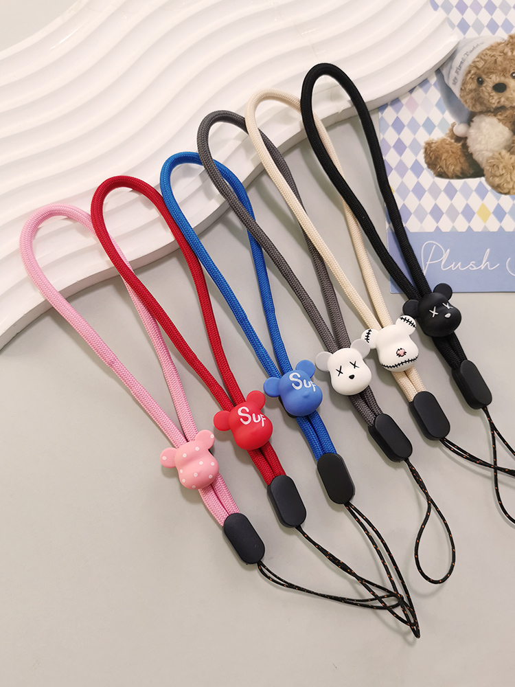 Mobile Phone Lanyard Adjustable Wrist Short Rope Creative Cartoon Short ...