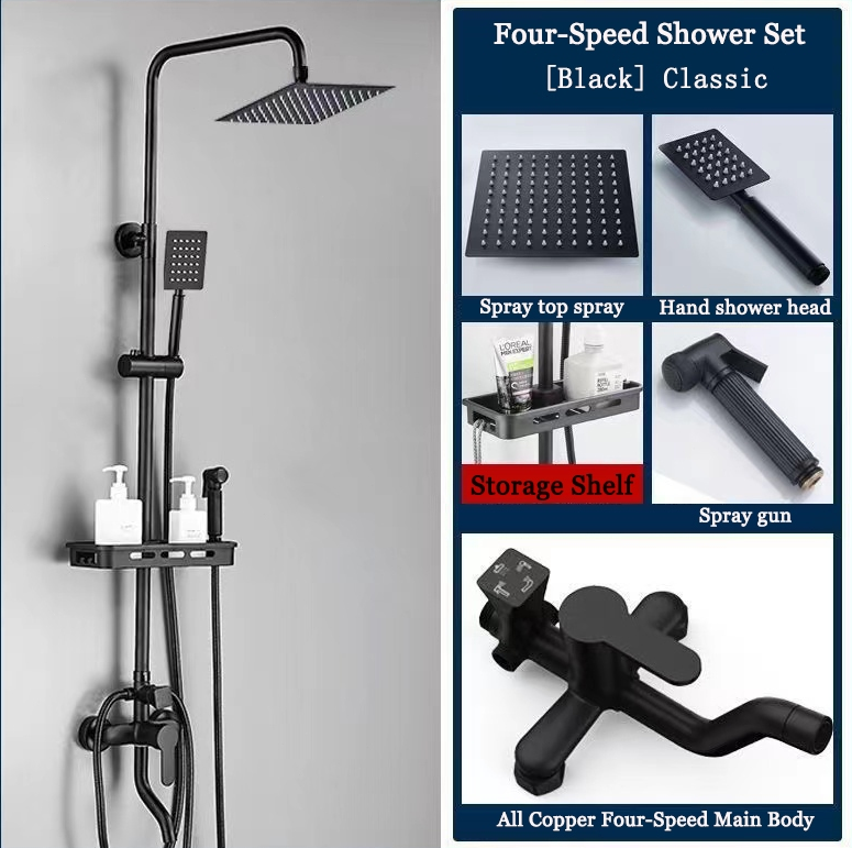 304 Bathroom shower set Rain Shower Bathroom Premium Shower Rain Hot