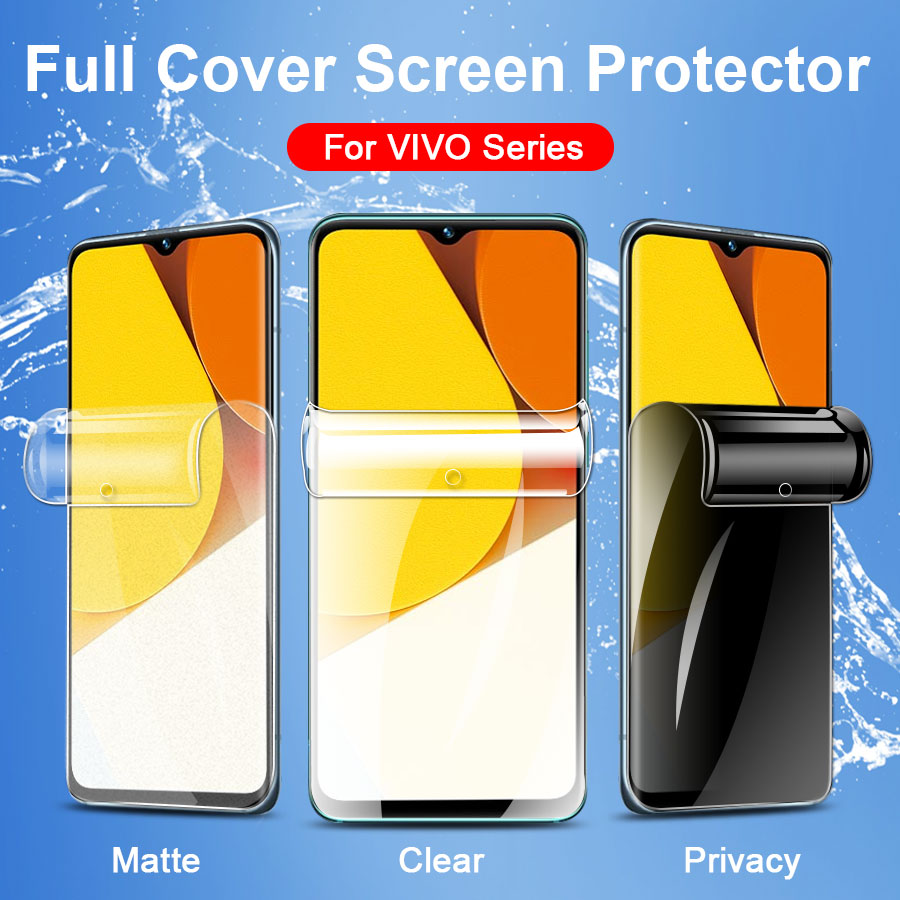 Protections D'écran Hydrogel Taperso Pour Vivo Y72 - Lot De 2 Films Transparents TPU, Anti-rayures