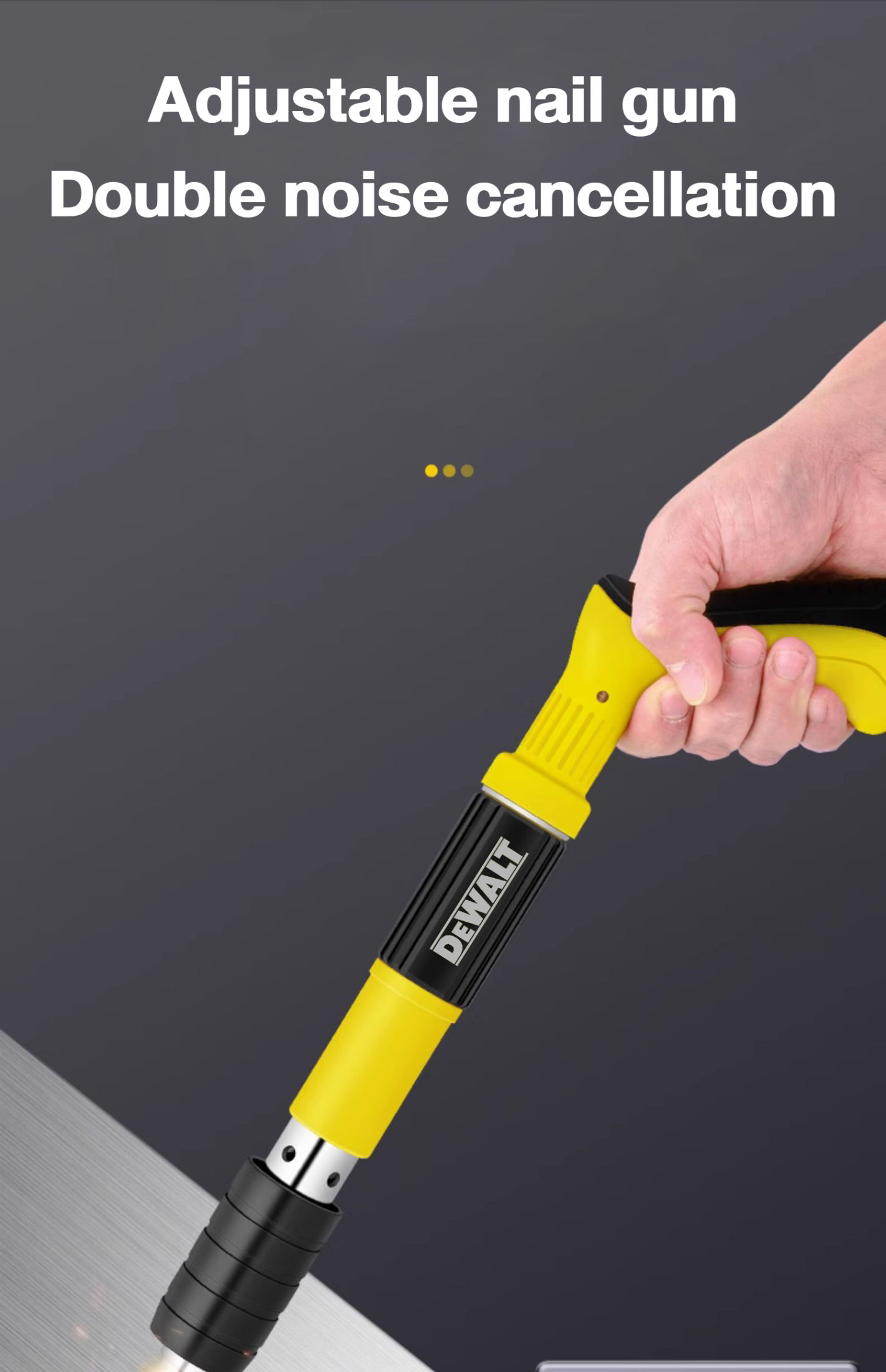 Nail Gun Original Manual Steel Rivet Gun Ceiling Nail Shooter Portable ...